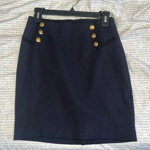 The Limited Navy Pencil Skirt